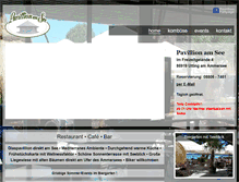 Tablet Screenshot of pavillion-am-see.de